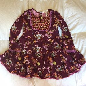 Matilda Jane Purple Twirl Me Floral Dress (4T)